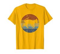 Sphinx Cat Lover Naked Cat Breed Hairless T-Shirt, Men, Golden Yellow, Small