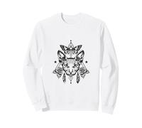 Sphinx Cat Sacred Geometry Art Sweatshirt