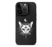 Sphinx Cat with Third Eye Basic TPU Cell Phone Cases TPU Soft Cover Shockproof Slim Phone Case Compatible with iPhone 14/14 Plus/14 Pro/14 Pro Max