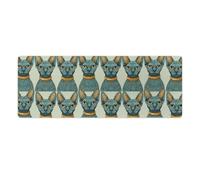 Sphinx Cats Cute Gaming Mousepad Rubber Base Desk Mat for Home Office Laptop Computer