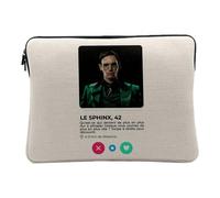 Sphinx Comics Comic Book Cover for Computer and Tablet with Social Network Meeting Love Design 14-15 Inches Protective Laptop Sleeve Printed in France