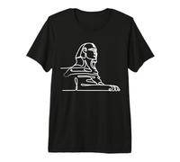 Sphinx of Giza One Line Art Egypt Ancient Monument Premium T-Shirt