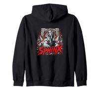 Sphinx Pharaoh Ancient Egyptian Mythology Zip Hoodie