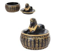 Sphinx trinket box egyptian jewellery box gift 10cm hand painted