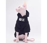 Sphynx Cat Apparel Kitty Clothes Autumn and Winter Hairless Cat Outfits Bald Cat Clothes for Devon Rex Cats, Cornish Cats (Medium)