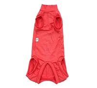 Sphynx Cat Clothes Sleeveless Bodysuit Elastic Hairless Cat Pajamas Pet Clothes Cat Surgery Recovery Suit for Cats Dogs After Surgery Wear Suit (Red, X-Small (2-3 lbs))