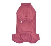 Sphynx Cat Four Leg Warm Fleece Pajamas Elastic Pet Clothes for Hairless Cats Surgery Recovery Suit for Sphynx, Devon, Cornish (Rose, S (3.3-5 lbs))