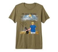 Sphynx Cat I'm Only Talking to My Cat Today Cats Lovers Premium T-Shirt