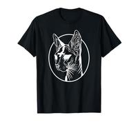 Sphynx Cat Line Art Sacred Geometry Occult Symbol T-Shirt