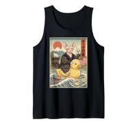 Sphynx Cat Ninja Japan Vintage Japanese Ukiyo-e Art Tank Top
