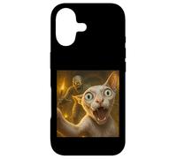 Sphynx Cat Selfie Funny Spooky Mummy Ghost Egyptian Tomb Case for iPhone 17