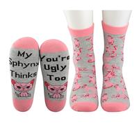 Sphynx Cat Socks Sphynx Lover Gifts Sphynx Mama Socks My Sphynx Thinks You're Ugly Too Sphynx Hairless Cat Gifts (MY Sphynx UK)