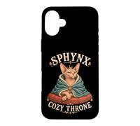 Sphynx Cozy Throne Case for iPhone 16 Plus