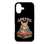Sphynx Cozy Throne Case for iPhone 17