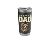 Sphynx Dad Cat Enthusiast Feline Kitten Lover Stainless Steel Insulated Tumbler