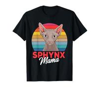 Sphynx Mama Cat Sphinx Hairless Cat Owner Lovers Gift T-Shirt