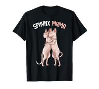 Sphynx Mama Cat Sphinx Hairless Cat Owner Lovers T-Shirt