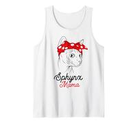 Sphynx Mama Cat Sphinx Hairless Funny Cat Owner Lovers Gift Tank Top