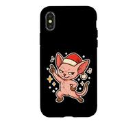 Sphynx Santa Cat Holiday Pose Case for iPhone X/XS