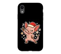 Sphynx Santa Cat Holiday Pose Case for iPhone XR