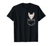 Sphynx Sphinx Cat Naked Cat Pocket Shirt Gift T-Shirt