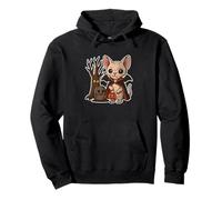 Sphynx Vampire Cat by Grave Pullover Hoodie