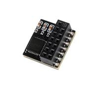 SPI TPM 2.0 Security Board, 14 Pin Motherboard Connector, Compact Module for Desktop Defense, Hardware Testing Setup Use, Repair Scenarios Trusted Platform Module Spi Header Security Board Desktop Pcb