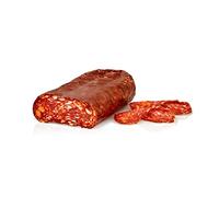 Spianata from Calabria, Typical Italian Spicy Salami with hot Chili, Whole, Salumi Pasini, 1.8 kg