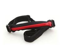 SPIbelt Kids No-Bounce Belt with Hole for Insulin Pump, Medical Devices or Headphones for Active Kids! (Black with Red Zipper)