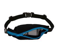 SPIbelt Kids No-Bounce Belt with Hole for Insulin Pump, Medical Devices or Headphones for Active Kids! (Black with Turquoise Zip)
