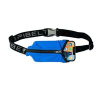 SPIbelt Original Pocket Running Belt for Women Men, Phone Holder for Running, Running Fanny Pack, Holder for Phone, No Bounce Running Waist Pack, Expandable, Adjustable., Blue with Black Zipper, XL