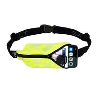 SPIbelt Running Belt Large Pocket, No-Bounce Bum Bag for Runners, iPhone 6 7 8-Plus X Athletes and Adventurers (Amp with Black Zipper, 25" Through 47")