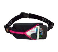 SPIbelt Running Belt Original Pocket, No-Bounce Waist Pack for Runners, iPhone 6 7 8 X, Made in USA for Men and Women, Workout Fanny Pack, Adjustable One Size, Expandable Pouch, Hot Pink Zipper