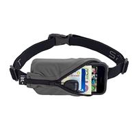 SPIbelt Running Belt Original Pocket, No-Bounce Waist Pack for Runners, iPhone 6 7 8 X, Made in USA for Men and Women, Workout Fanny Pack, Adjustable One Size, Expandable Pouch, (Anthracite with Black Zipper, 24" Through 47")
