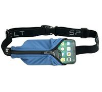 SPIbelt Large Pocket Running Belt for Women Men, Phone Holder for Running, Running Fanny Pack for Women Men, Holder for Phone, Running Waist Pack, No Bounce, Pouch Expands, Steel Blue, XL