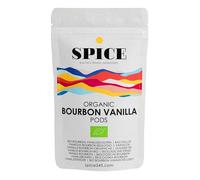 Spice 345 Organic Bourbon Vanilla Beans, Pack of 10, 12-13 cm from Madagascar, Aromatic Vanilla Pods from Controlled Organic Cultivation, Fresh Harvest