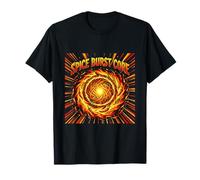 Spice Burst Core Fiery Chili Spiral Art T-Shirt