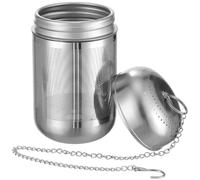 Spice Filter Seasoning Strainer Stainless Steel Tea Ball Strainer Soup Seasonings Seperation Basket Wire Mesh Soup Seasonings Seperation Basket Filter Cooking Infuser with Chain for Home