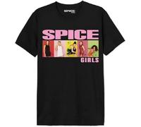 Spice Girls Men's Mespicets005 T-Shirt, Black, XS