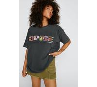 Spice Girls Oversized Graphic T-shirt NastyGal Charcoal S