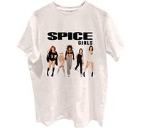 Spice Girls 'Photo Poses' (White) T-Shirt (X-Large)
