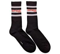 Spice Girls Unisex Adult Stripe Logo Socks (7 UK-11 UK) (Black/White)