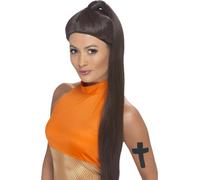 Sporty Power Wig, Brown