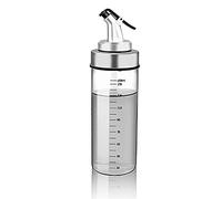 Spice Glass Oil Bottle Soy Sauce Vinegar Spice Jar with Scale Condiment Bottle Oiler Seasoning Storage Spice Container Organizer (Color : 180ml)