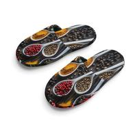 Spice in Spoons Chili Unisex Slippers Warm House Shoes Indoor Slipper Boys And Girls