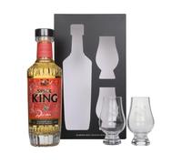 Spice King (Wemyss Malts) Gift Set with 2x Glencairn Glasses Blended Malt Whisky