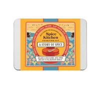 Spice Kitchen - A Story of Spice Feasting Kit - Ras El Hanout, Za'atar, Sri Lankan Curry Powder & Speculaas - 4 Award-Winning Spice Blends With Recipe Booklet, Spice Spoon - Handmade in the UK