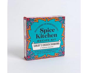 Spice Kitchen - Chicken Shawarma or Mushroom Recipe Kit by Sanjay - Middle Eastern Shawarma Spice Blend, 30g - Ethically Sourced Spices, Quick Easy Recipe, Vegetarian Friendly Option