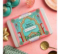 Spice Kitchen - Middle Eastern Mezze Feasting Kit - 4 Spice Blands - Harissa, Baharat, Za’atar & Shawarma - With Recipe Cards & Spice Spoon - Middle Eastern Cuisine