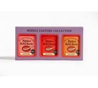 Spice Kitchen Middle Eastern Spice Blend Collection, a trio of classic spices including Baharat (80g), Harissa (80g) & Za'atar (60g)
